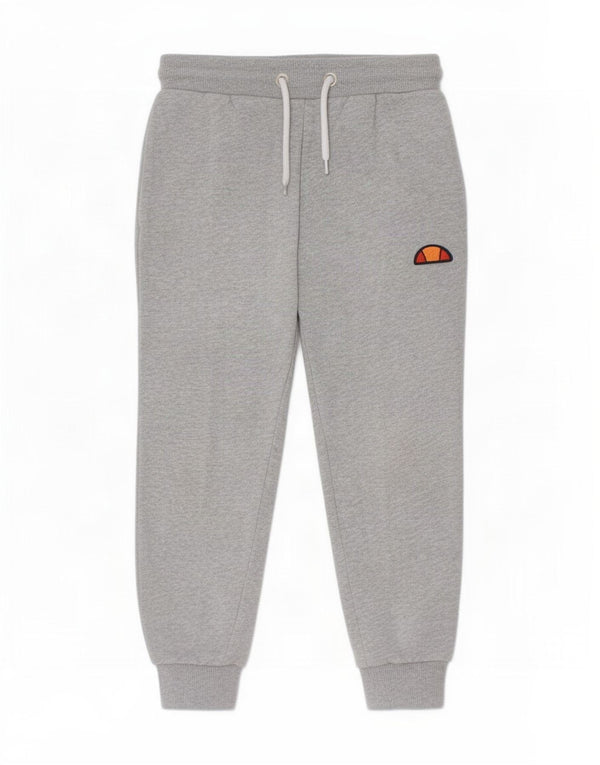 Pantaloni da tuta con grafica Ellesse da ragazzo, pantaloni da jogging, 5-6 anni, cotone grigio