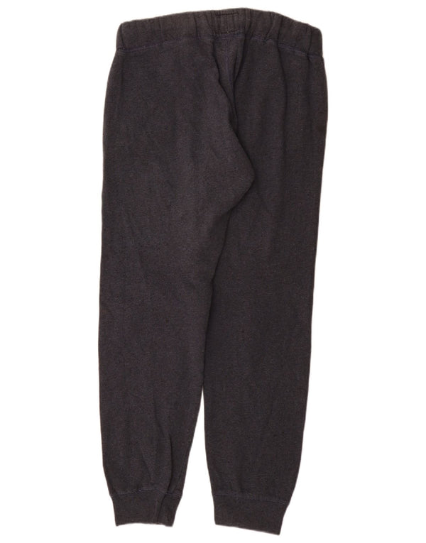 Pantaloni da tuta con grafica da donna Superdry Joggers UK 14 Cotone grigio medio
