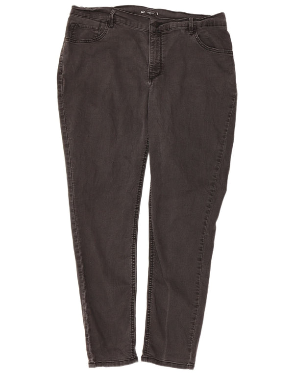 Jeans skinny Lee dalla vestibilità facile da donna W38 L29 cotone grigio