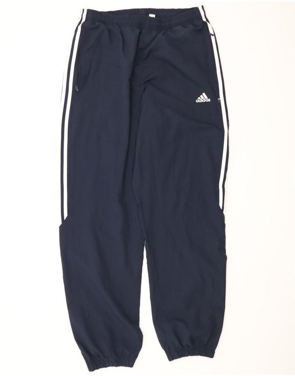 Pantaloni da tuta da uomo Adidas Joggers grandi in poliestere blu navy
