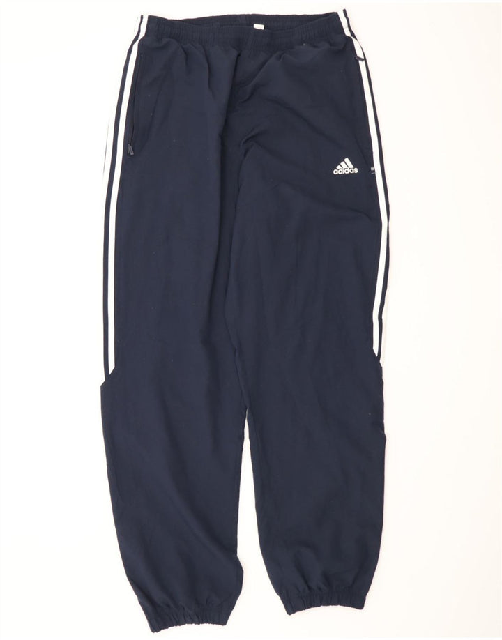 Pantaloni da tuta da uomo Adidas Joggers grandi in poliestere blu navy