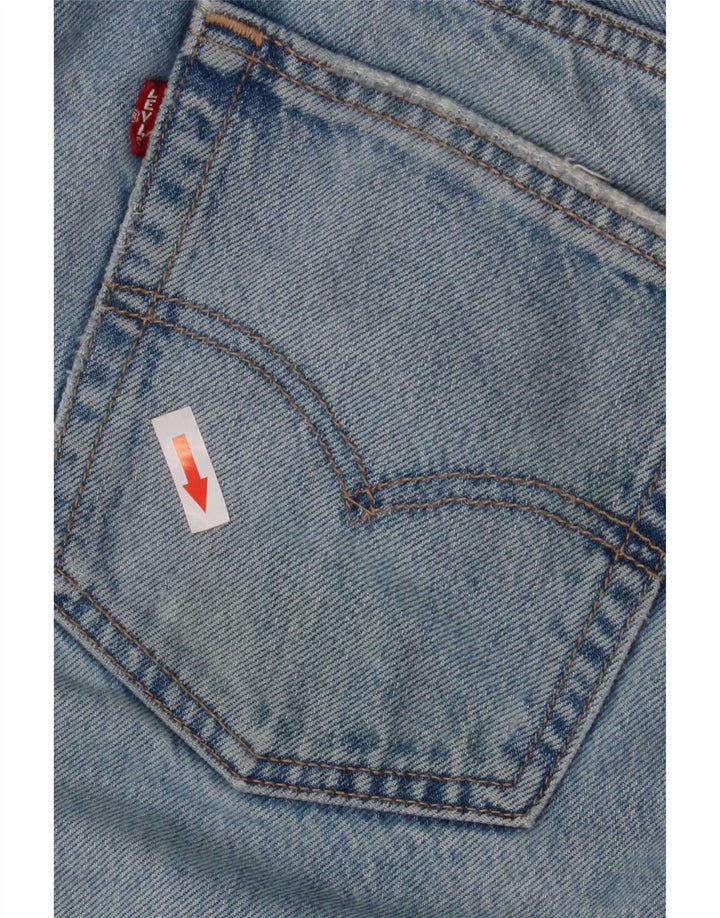 Jeans Bootcut invecchiati da donna Levi's W29 L33 cotone blu