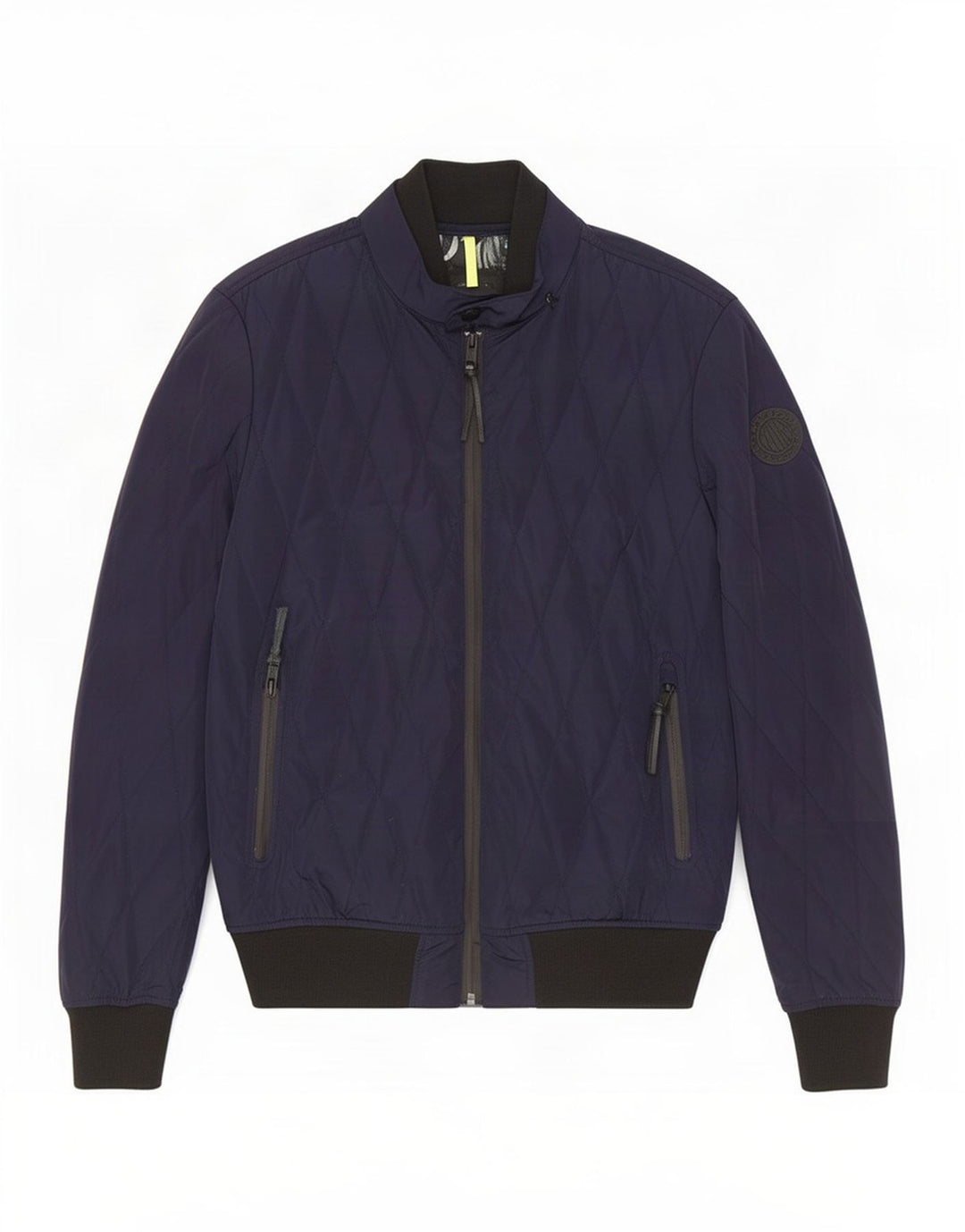 Giacca trapuntata da uomo Replay UK 38 poliestere blu navy medio