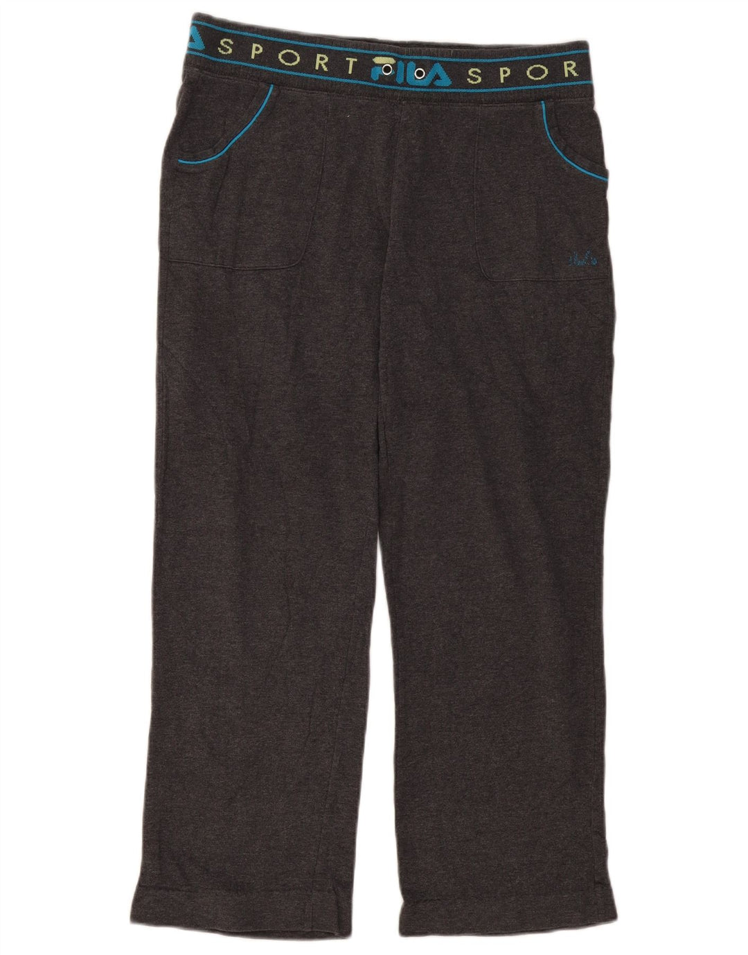 Pantaloni da tuta con grafica da donna FILA UK 14 Grigio medio