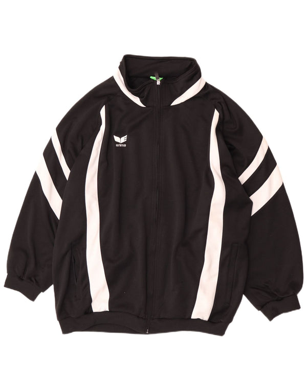 Giacca da tuta oversize da uomo Erima UK 52 Large Black Colourblock