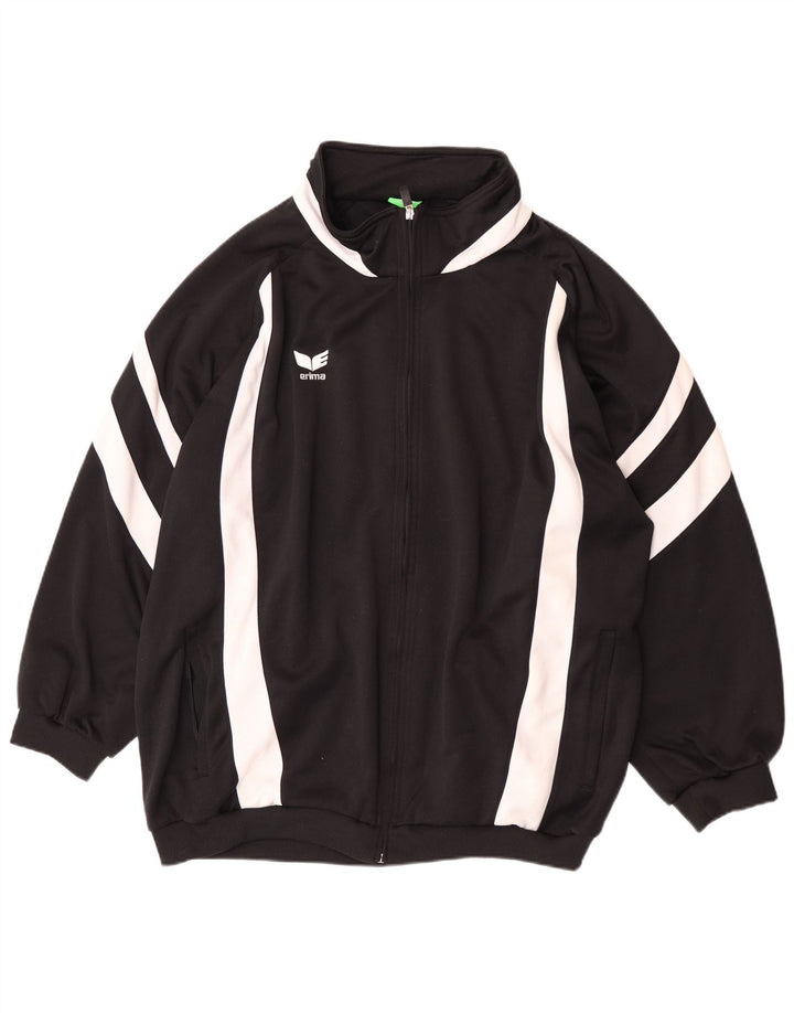 Giacca da tuta oversize da uomo Erima UK 52 Large Black Colourblock