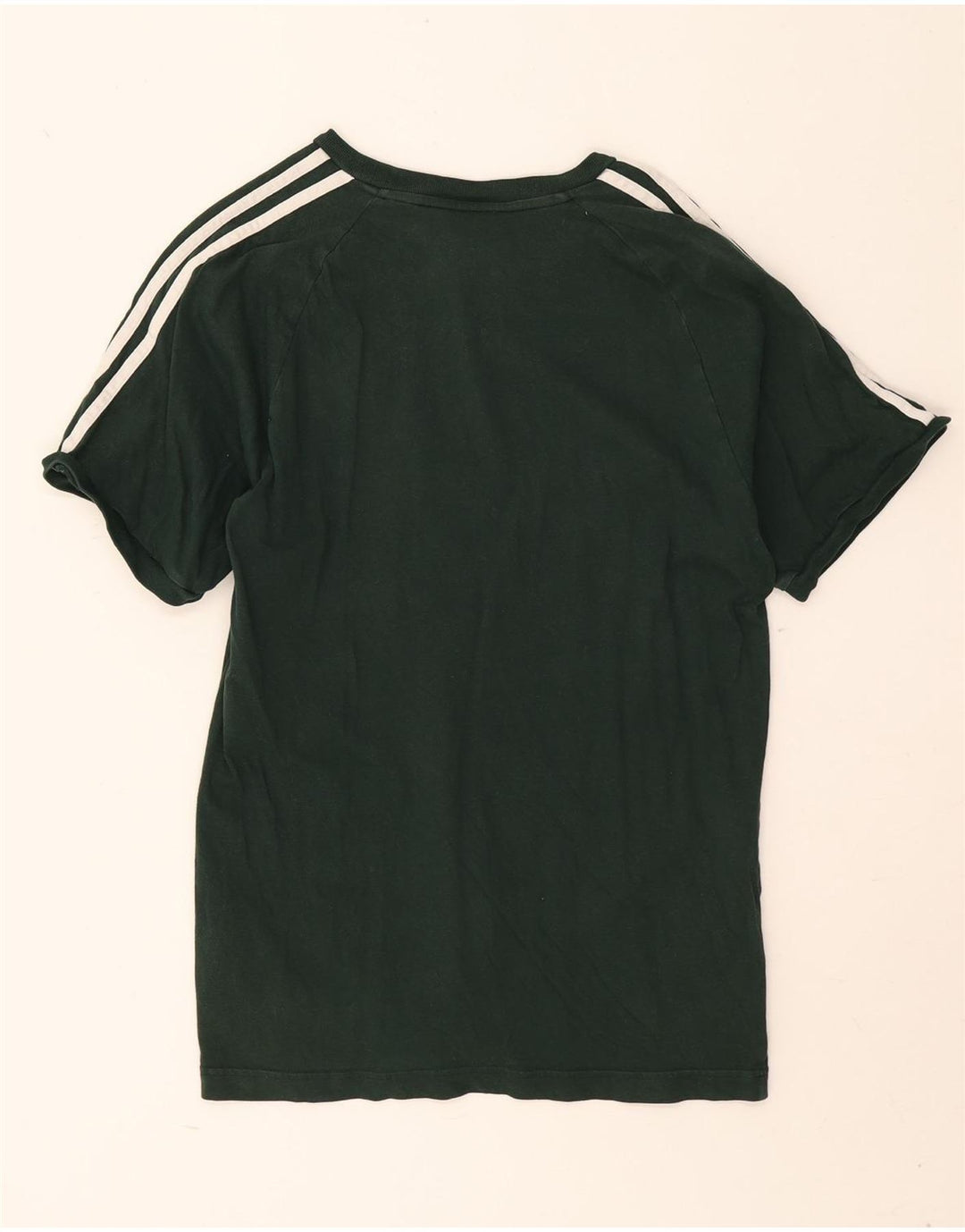 T-shirt da uomo Adidas Top in cotone verde medio