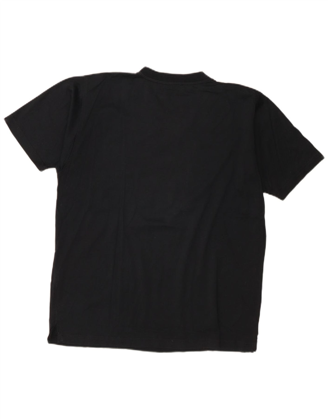 T-shirt da uomo Pierre Cardin Top in cotone nero medio