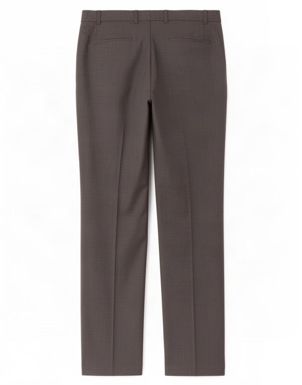 Marks & Spencer Mens Straight Suit Trousers W40 L33 Grey Wool