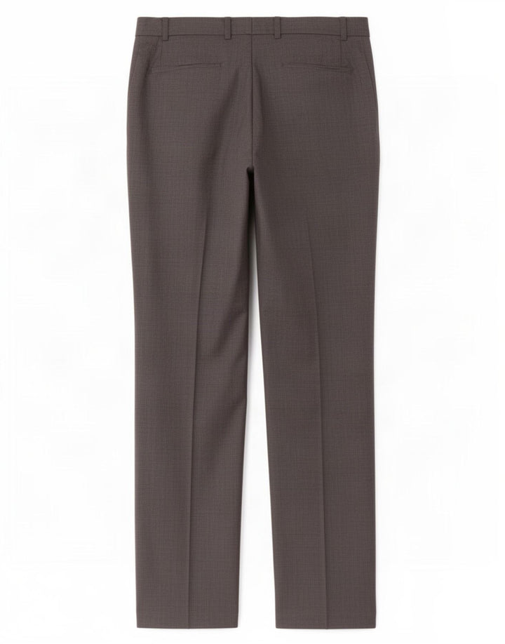 Pantaloni da abito dritti da uomo Marks & Spencer W40 L33 lana grigia