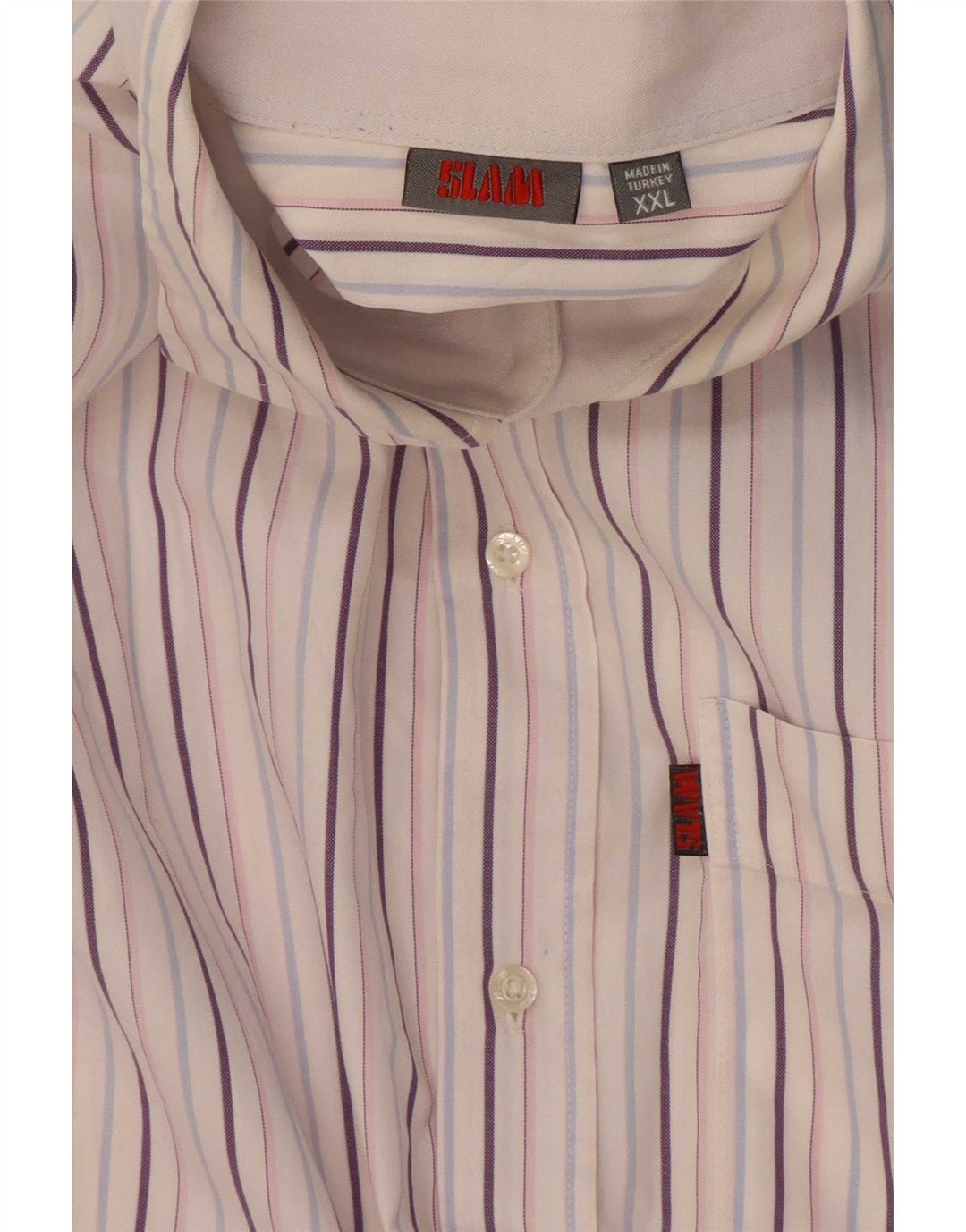 Camicia da uomo Slam 2XL a righe multicolore