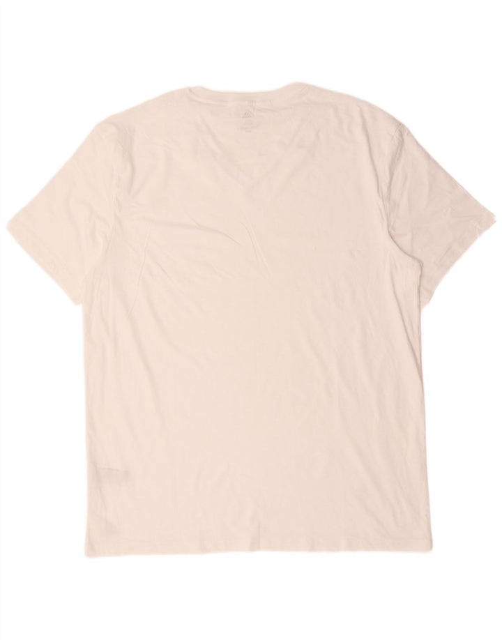 T-shirt da uomo Adidas Top 2XL cotone bianco