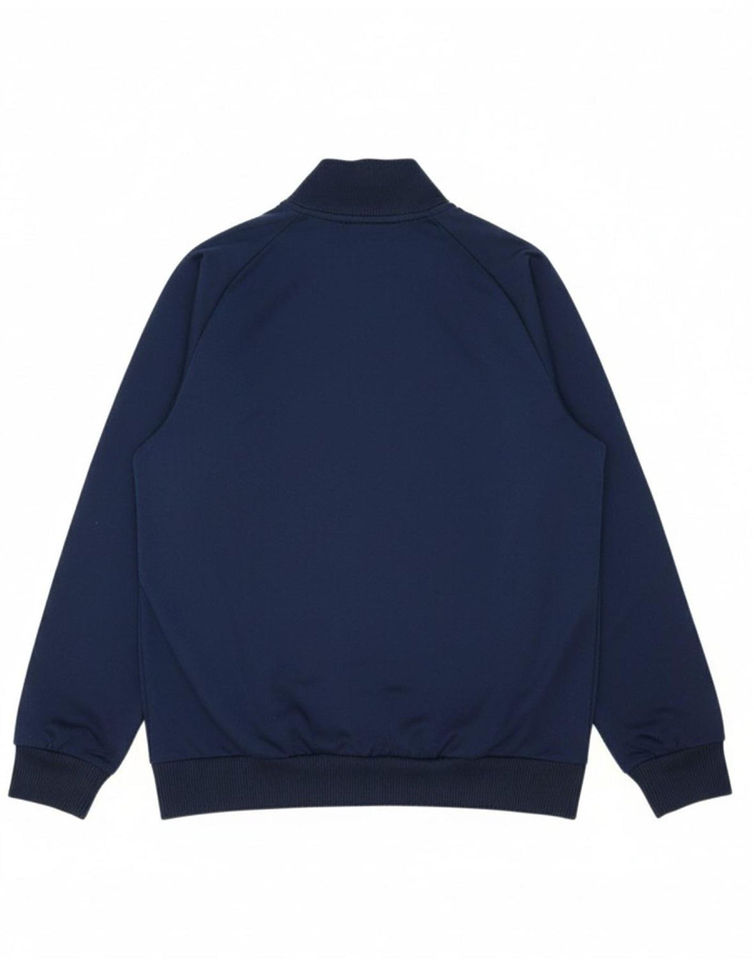 ADIDAS Boys Tracksuit Top Jacket 13-14 Years Navy Blue Colourblock