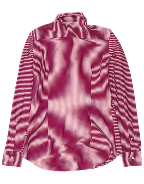 Polo Ralph Lauren Camicia elegante da uomo in cotone a righe rosa medio