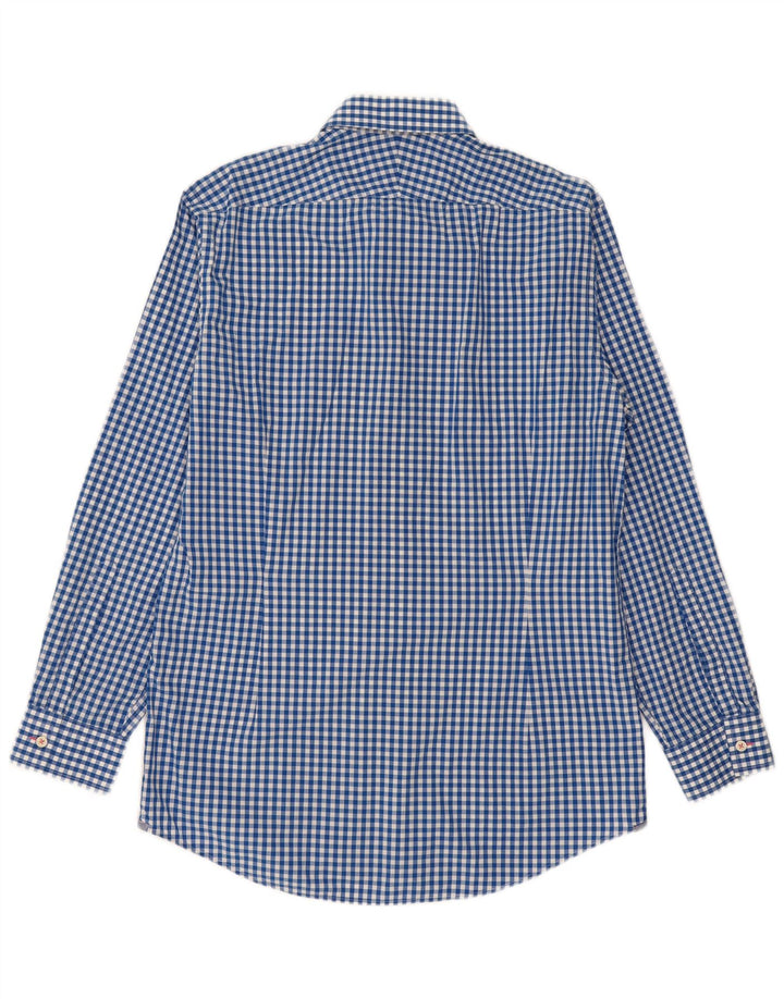 Camicia da uomo extra slim fit Charles Tyrwhitt taglia 41/16 grande percalle blu