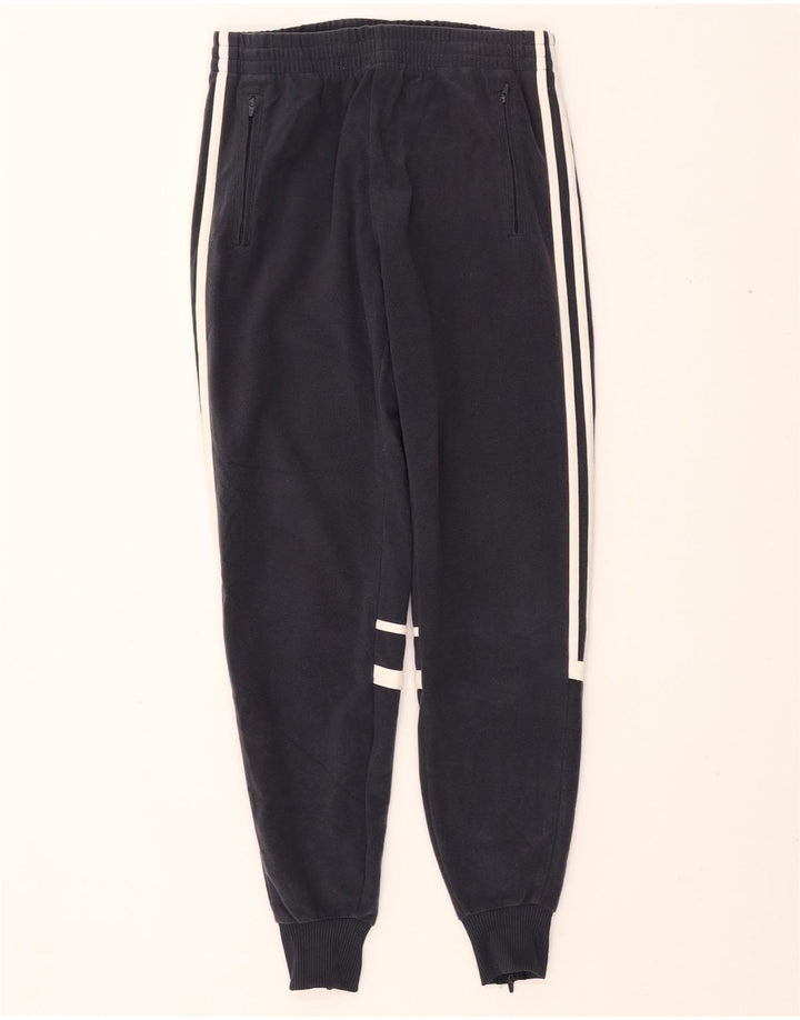 Pantaloni da tuta da uomo ADIDAS Joggers piccoli in poliestere blu navy