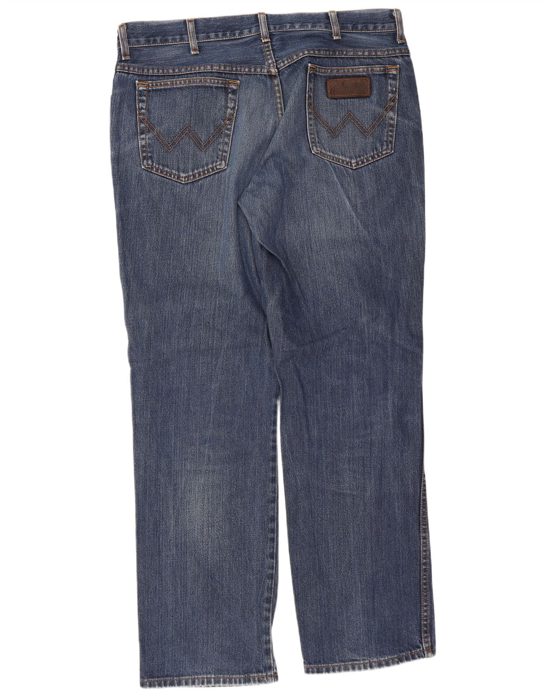 Jeans dritti da uomo Wrangler Texas W38 L32 cotone blu