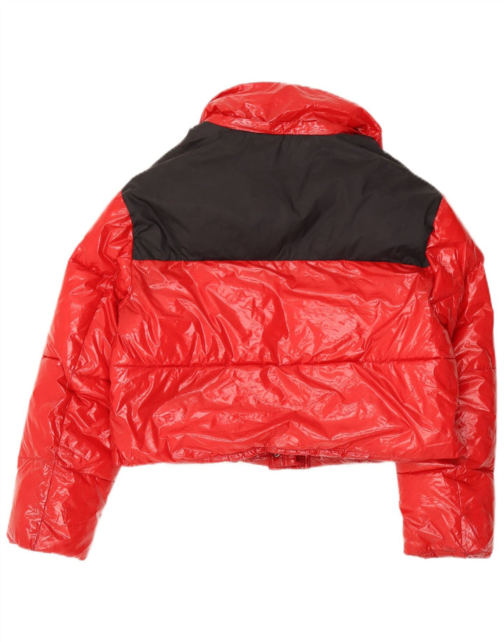 Giacca imbottita ampia da donna Gaelle IT 38 XS Poliestere color block rosso