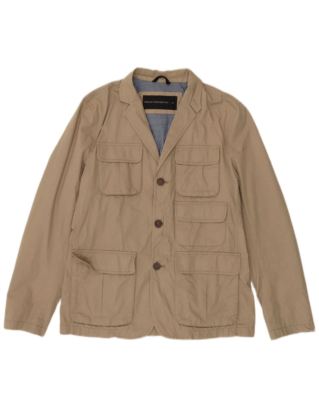 Giacca multiuso da uomo French Connection UK 40 grande cotone beige