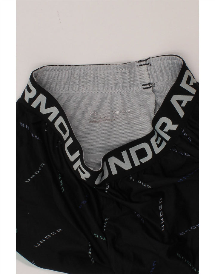 Pantaloncini sportivi grafici per ragazze Under Armour 9-10 anni medi neri