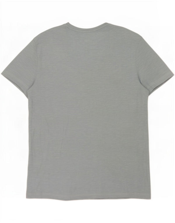 T-shirt da uomo Guess Top XS blu chiazzata
