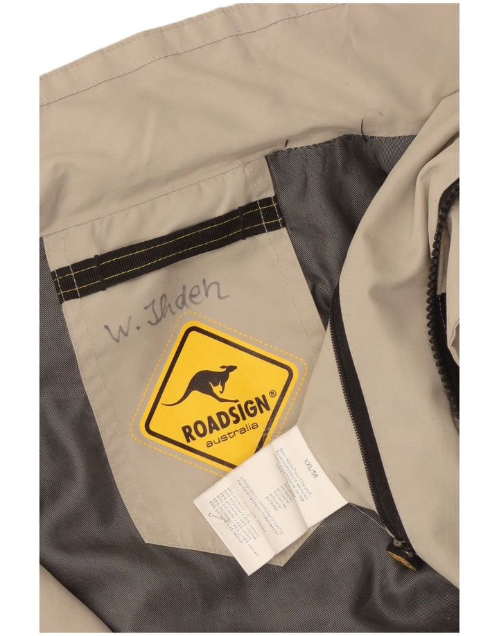 Giacca utility da uomo Roadsign Australia UK 44 2XL Poliestere beige