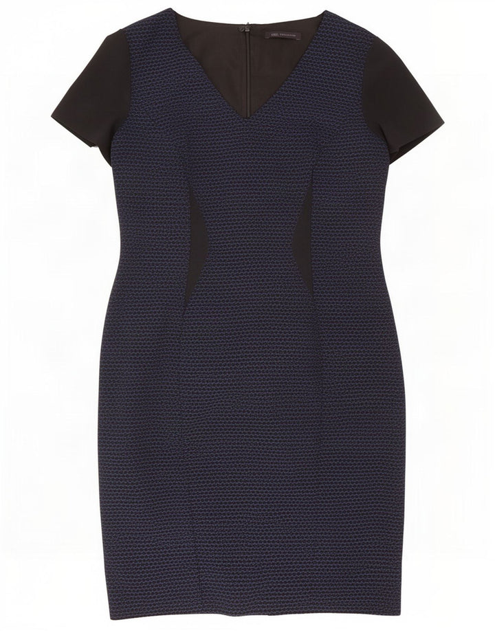 Abito tubino da donna Marks & Spencer UK 14 Blocco colore blu navy medio