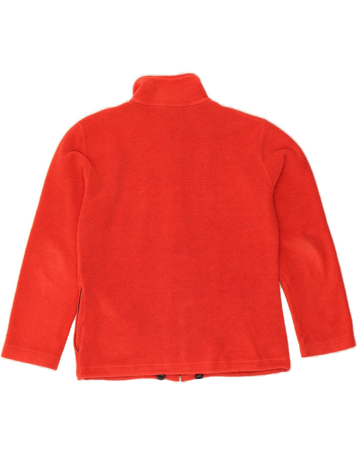 ELLESSE Womens Fleece Jacket UK 10 Small Red Polyester Vintage Ellesse and Second-Hand Ellesse from Messina Hembry 