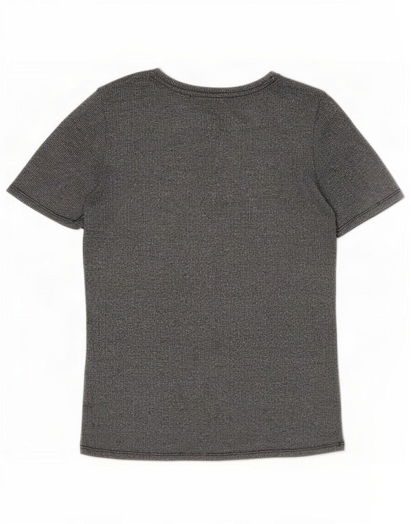 T-shirt Zara Trafaluc da donna UK 12 Grigio medio chiazzato