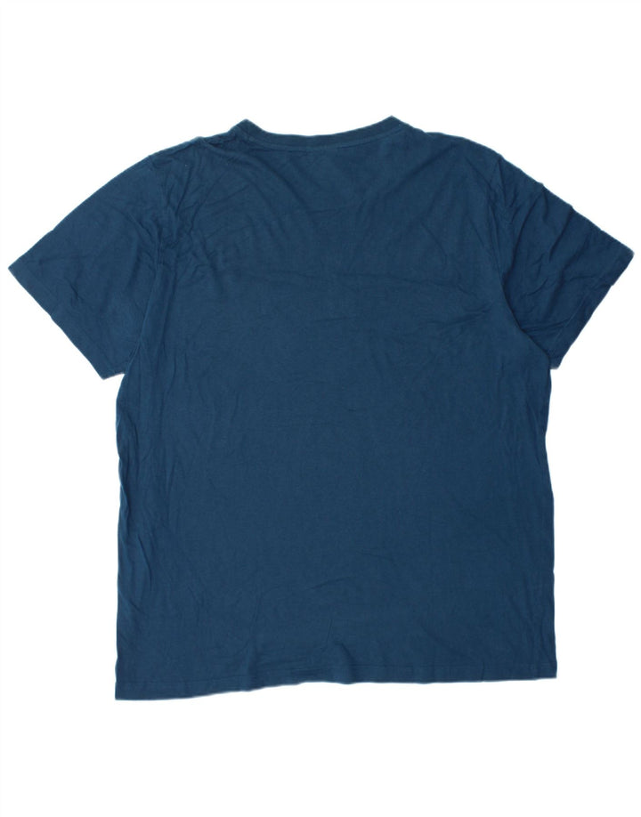 Maglietta grafica da uomo PUMA Top 2XL Blu navy