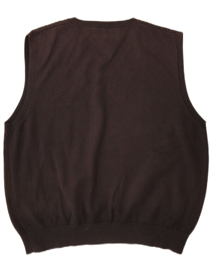 Canotta da uomo Tommy Hilfiger Canotta grande in cotone nero