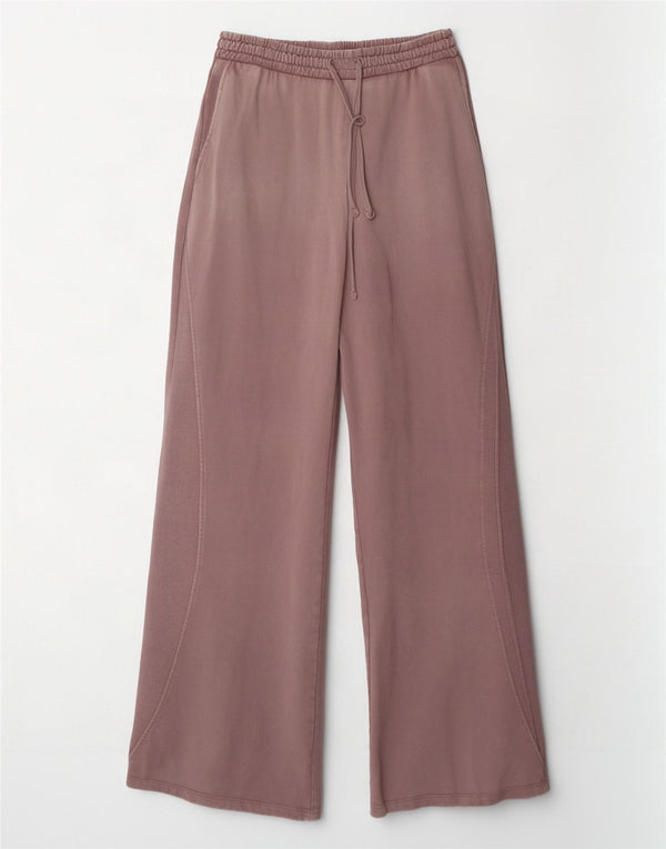 Pantaloni da tuta da donna Zara a gamba larga UK 12 Viola medio