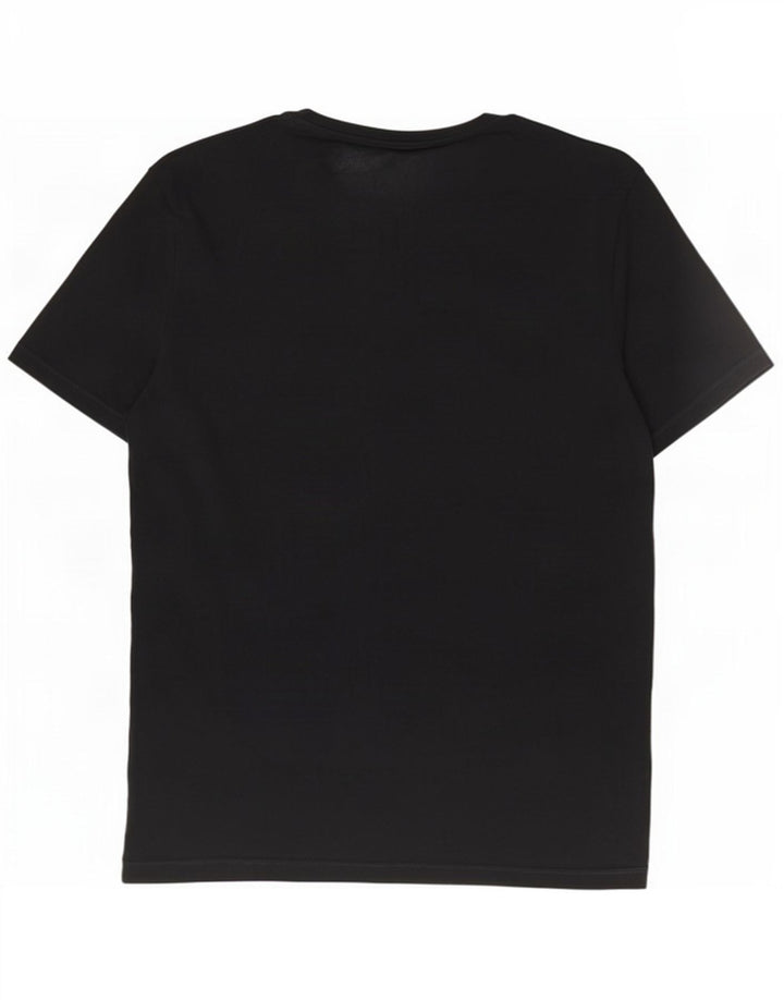 T-shirt regolare da uomo Cos Top grande in cotone nero