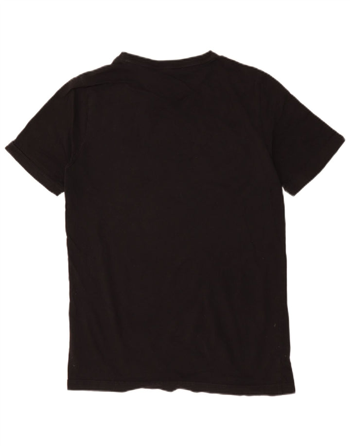 T-shirt grafica da uomo Puma Top Small in cotone nero