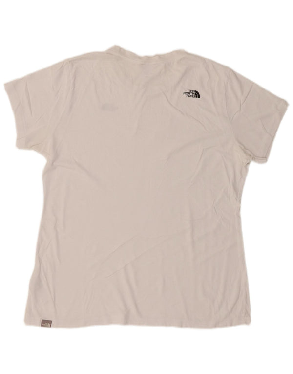 The North Face Womens T-Shirt Top UK 18 XL White Cotton
