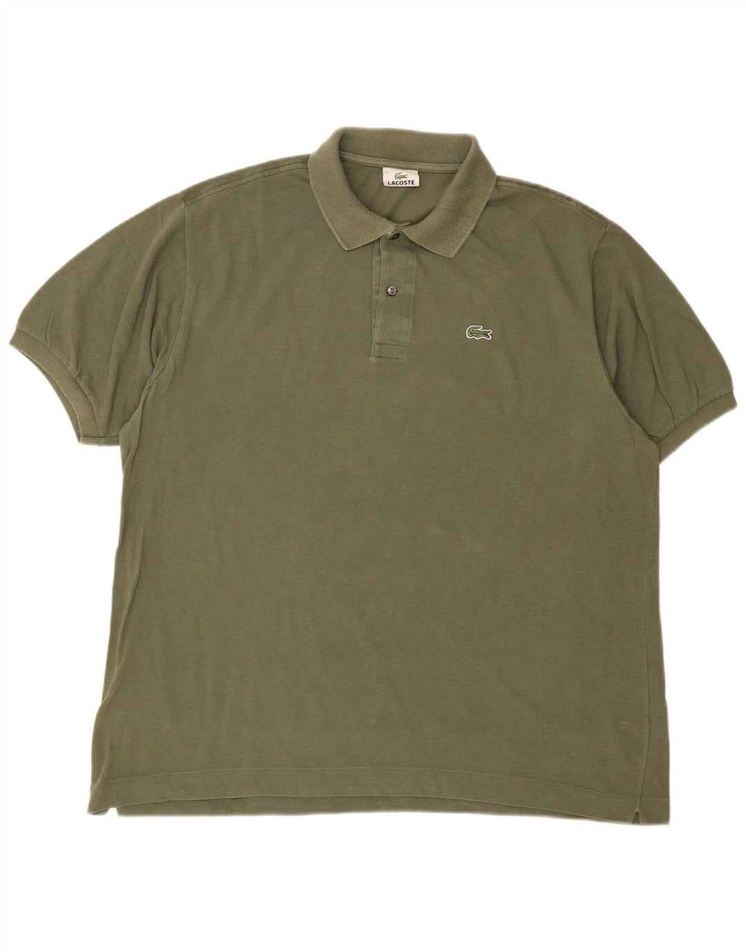 Polo da uomo Lacoste taglia 7 2XL cotone verde
