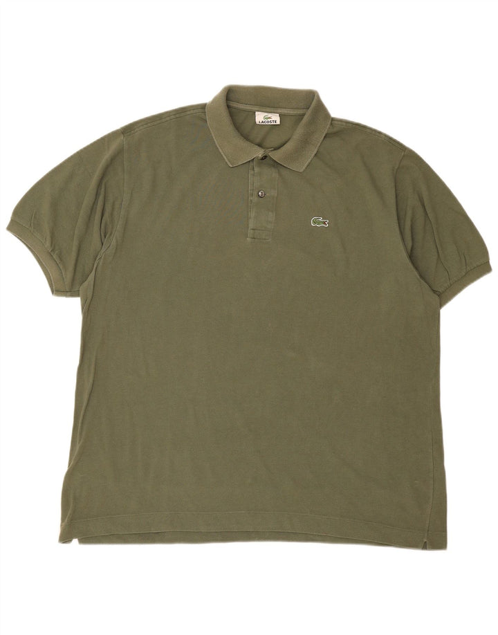 Polo da uomo Lacoste taglia 7 2XL cotone verde