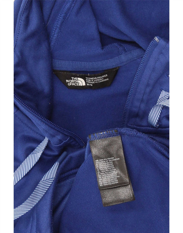 Felpa con cappuccio e zip da donna The North Face UK 12 Poliestere blu medio