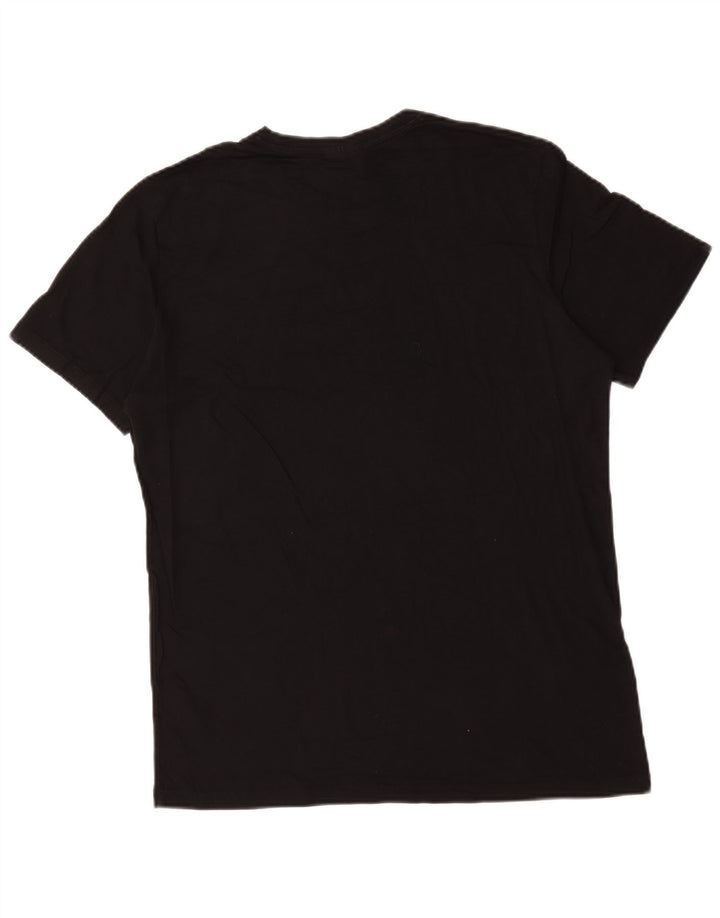 T-shirt da uomo Hugo Boss Top grande in cotone nero