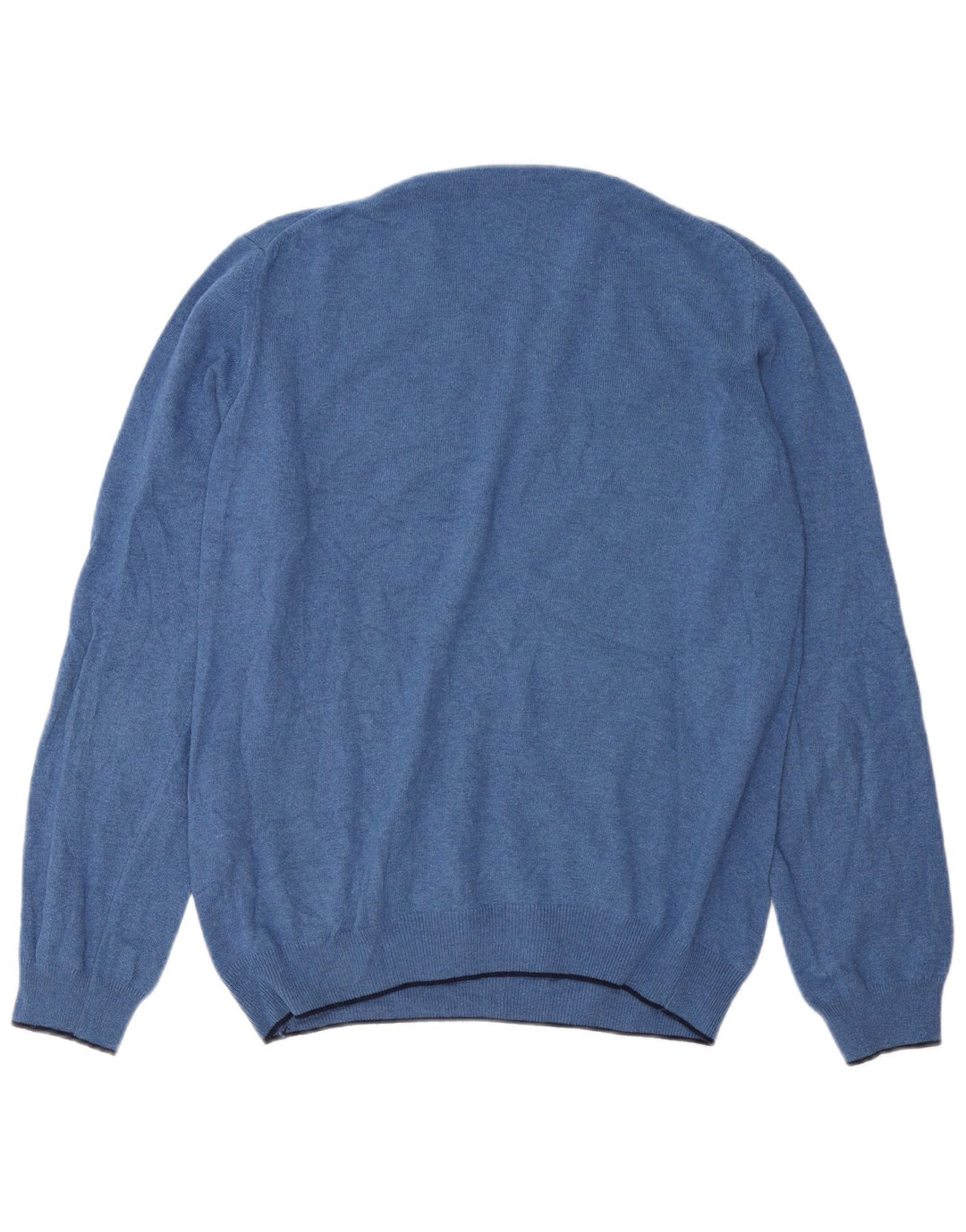 Maglione da uomo con scollo a V North Sails Large blu in poliammide