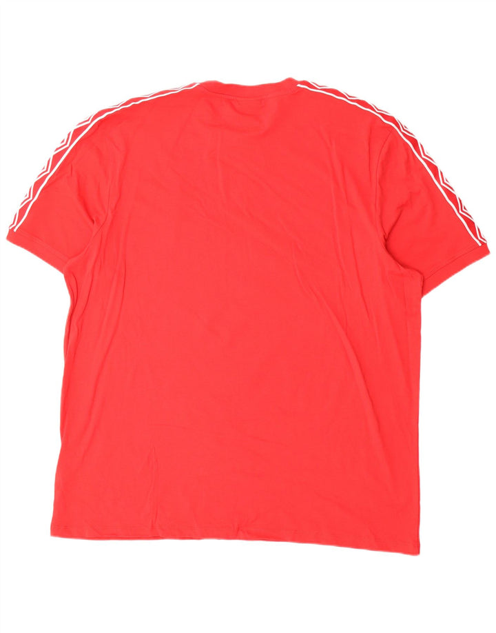 T-shirt grafica da uomo Umbro Top 3XL cotone rosso