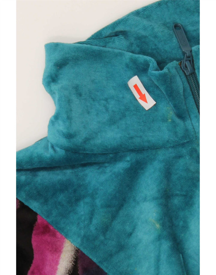 Giacca da donna in velluto da donna Schneider IT 44 Blu medio geometrico