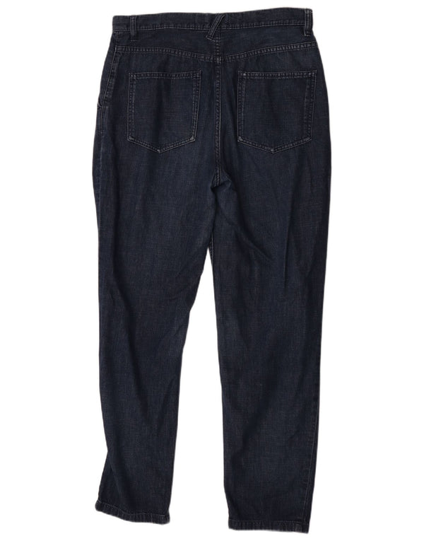 Jeans affusolati con pegging da donna Toast UK 12 medio W30 L29 cotone blu navy