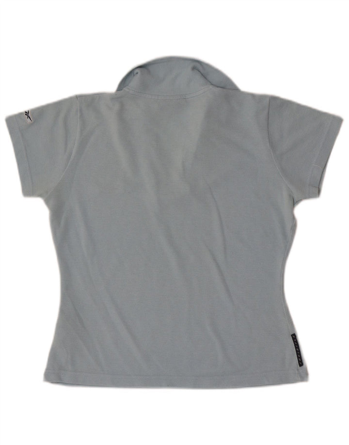 Polo Reebok da donna UK 10 Small blu poliestere