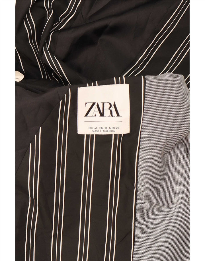 Giacca blazer da uomo a 2 bottoni Zara EU 48 grigio medio color block