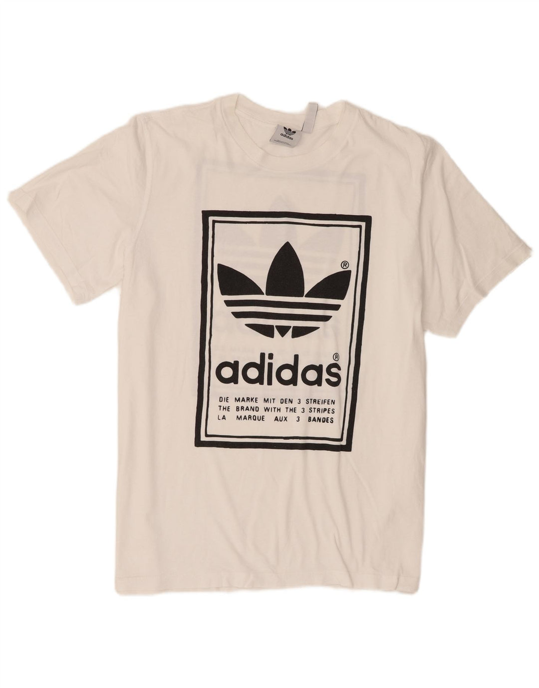 T-shirt grafica da uomo Adidas Top XL bianca
