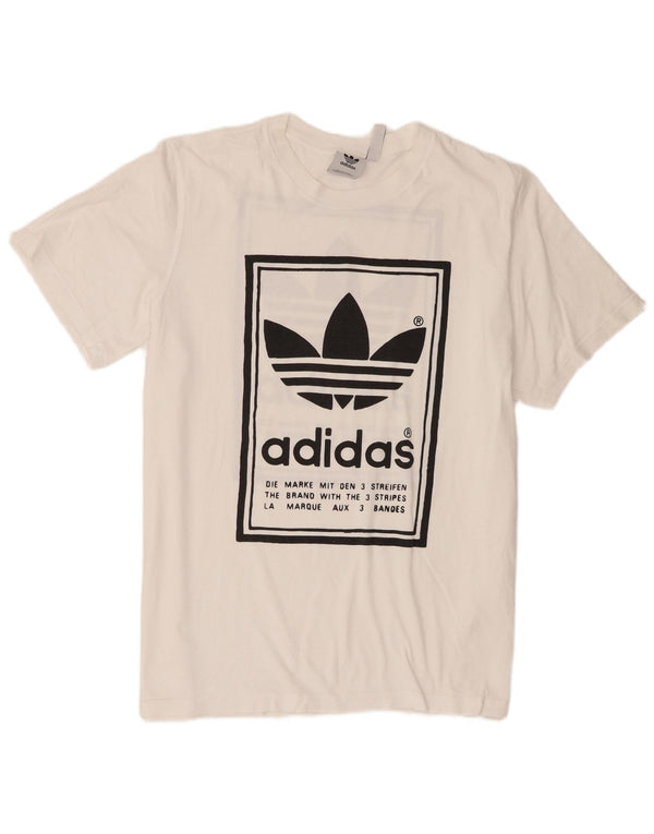 T-shirt grafica da uomo Adidas Top XL bianca