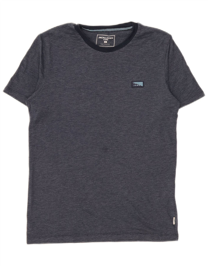 T-shirt da uomo Jack & Jones Top Small in cotone blu navy