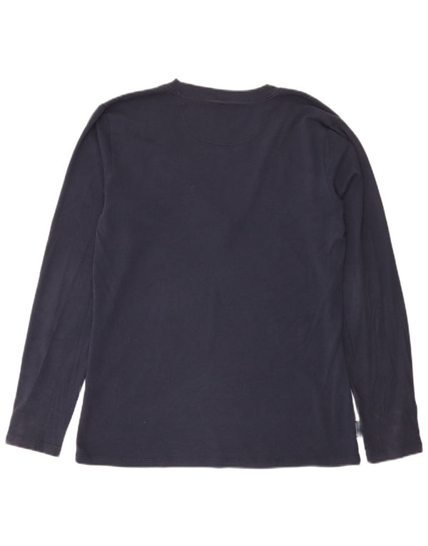 Top a maniche lunghe da donna Champion Easy Fit UK 18 XL cotone blu navy