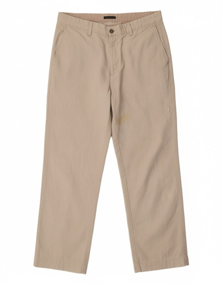 DOCKERS Mens Khakis Straight Chino Trousers W36 L29 Beige